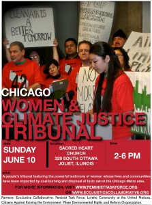 Stand with Women in Chicago Area affected by Coal