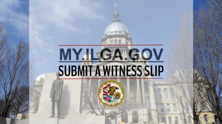 Slip in support of bills to protect the Mahomet Aquifer!
